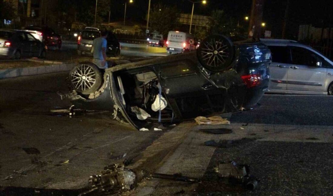 Antalya’da dün akşam saatlerinde meydana gelen trafik kazasında, bir otomobil