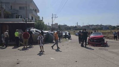 Hatay’ın Payas ilçesinde, Fatih Mahallesi Barbaros Caddesi’nde meydana gelen trafik