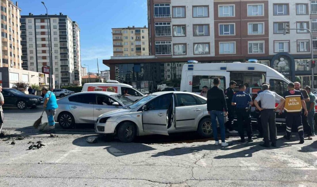Kocasinan ilçesinde meydana gelen trafik kazasında 2 kişi yaralandı. Osmangazi