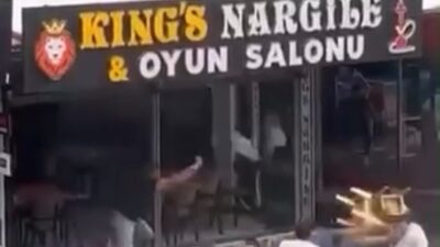 Elazığ’da bulunan bir oyun salonunda meydana gelen bir kavgada sandalyelerin