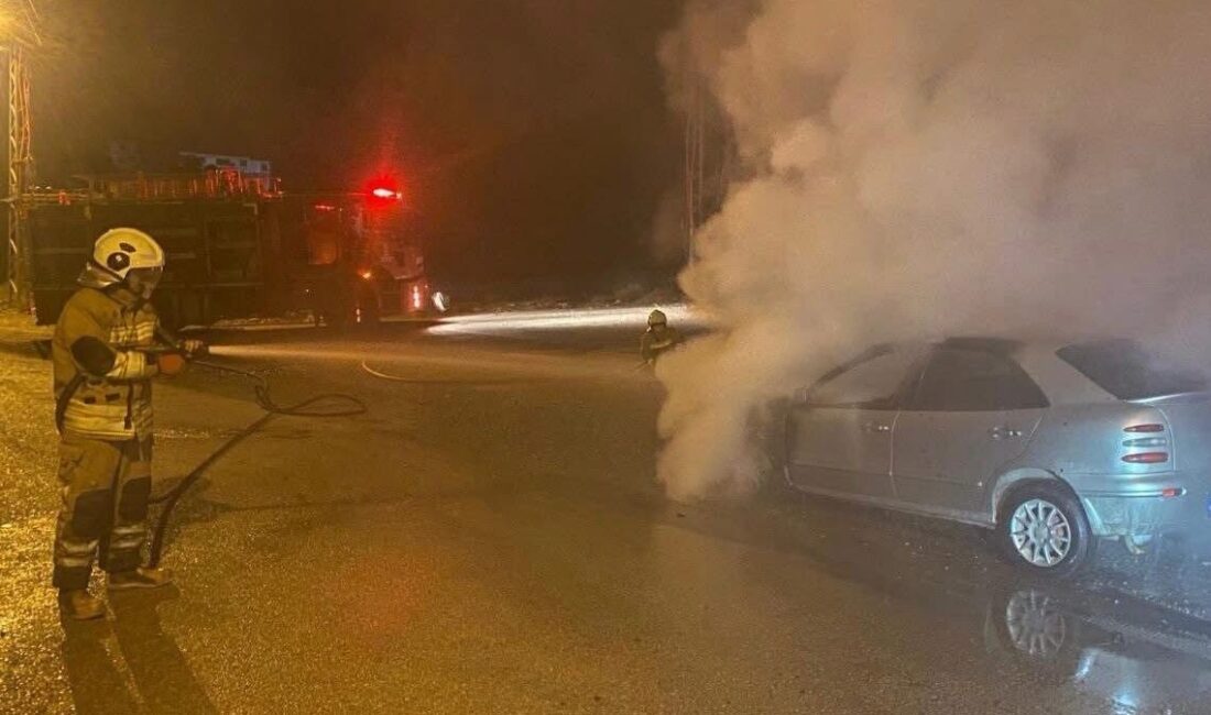 Hatay’ın Payas ilçesine bağlı Çağlalık Mahallesi’nde seyir halindeki bir aracın