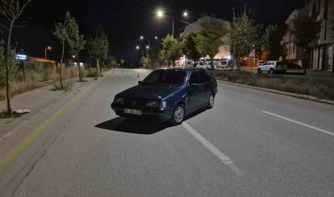 Eskişehir’de polis ekipleri tarafından gerçekleştirilen trafik denetiminde bir sürücü, aracını