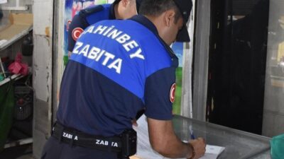 Şahinbey Belediyesi Zabıta bir iş yerinde son kullanma tarihi geçmiş