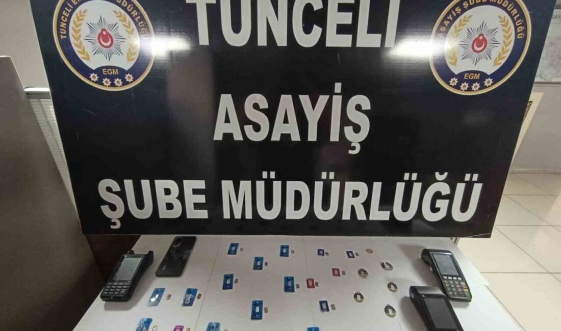 Tunceli’de kuyumcuları sahte altınlarla dolandırarak 152 bin liralık zarara uğrattığı