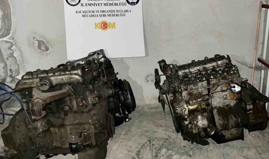 Samsun’un Tekkeköy ilçesinde bulunan bir iş yerinde gerçekleştirilen aramada, 3