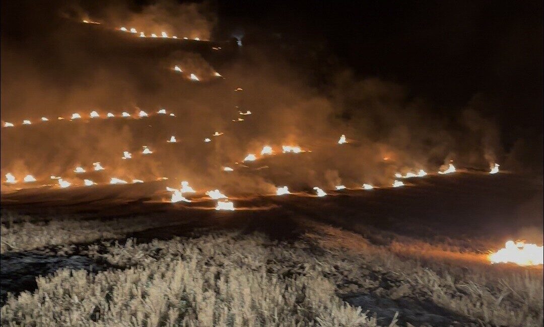 Samsun’un Havza ilçesinde meydana gelen anız yangını, ekiplerin yaklaşık 3