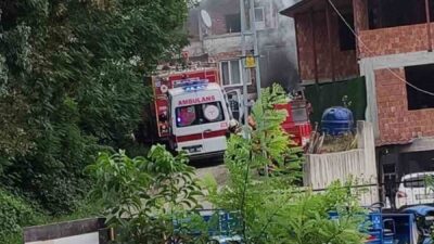 Samsun’un Ayvacık ilçesinde bir müstakil evde meydana gelen yangında, 50