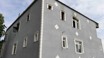 Samsun’un Çarşamba ilçesinde bir ev yangını meydana geldi ve maddi