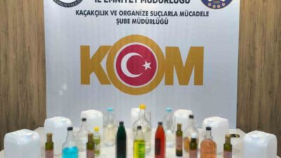 Samsun’un Atakum ilçesinde kaçakçılıkla mücadele kapsamında düzenlenen operasyonda 35 litre