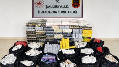 Şanlıurfa’da jandarma ekipleri tarafından icra edilen bir operasyonda, piyasa değeri