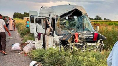Akçakale ilçesine bağlı Koruklu Mahallesi’nde meydana gelen trafik kazasında, tarım