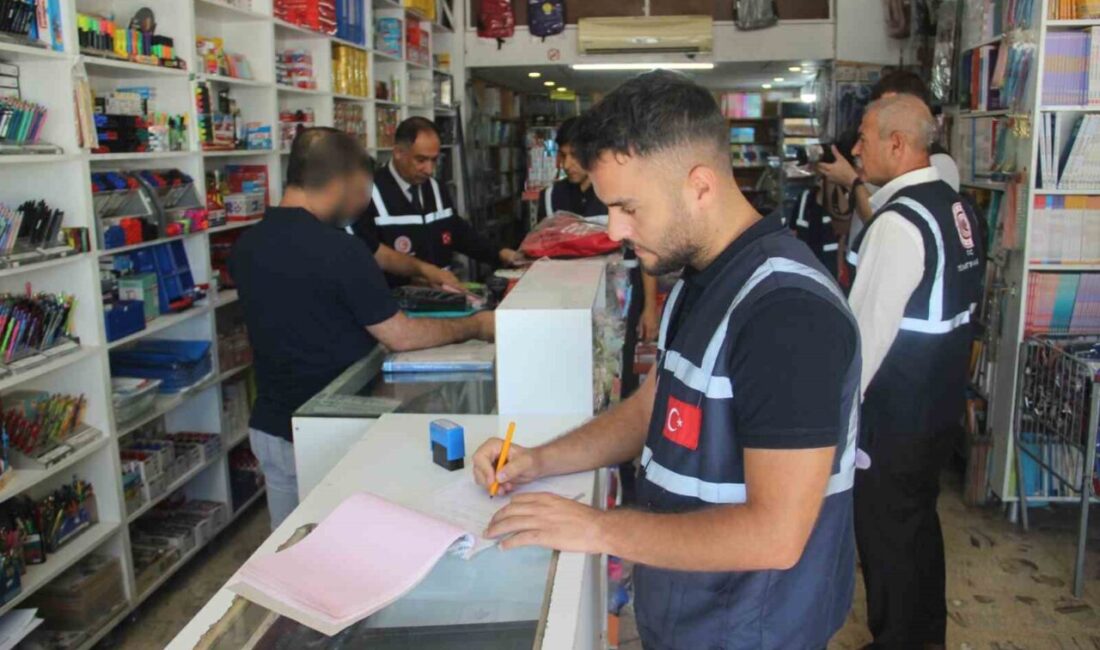 Şanlıurfa’da, yeni eğitim-öğretim yılının başlamadan önce kırtasiye denetimleri yapıldı ve