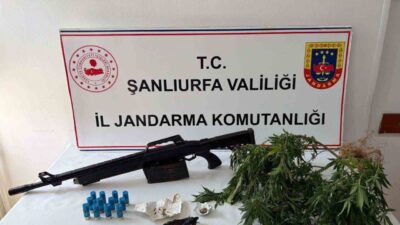 Şanlıurfa’da Jandarma ekipleri tarafından yapılan operasyonlarda uyuşturucu madde ele geçirildi