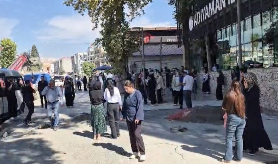 Şanlıurfa’nın Karaköprü ilçesinde meydana gelen 5.4 büyüklüğündeki deprem, Adıyaman’da da