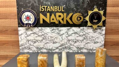 Sarıyer ilçesinde gerçekleştirilen bir operasyonda, İstanbul’da 8 kilo 850 gram