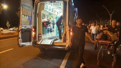 Diyarbakır’ın Kayapınar ilçesinde bir kamyonetin seyir halindeyken yolcu koltuğundan düşen