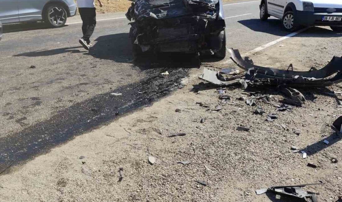 Siirt’in Eruh ilçesinde meydana gelen trafik kazasında, Yanılmaz köyü yakınlarında