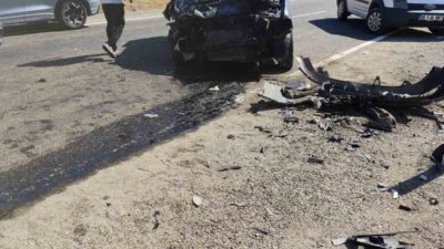 Siirt’in Eruh ilçesinde meydana gelen trafik kazasında, Yanılmaz köyü yakınlarında