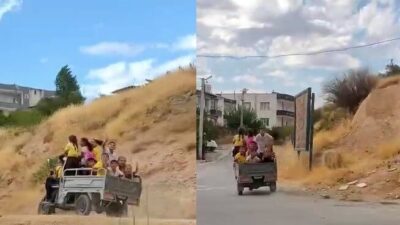 Siirt’in Baykan ilçesine bağlı Atabağı beldesindeki öğrencilerin okula gidip gelirken