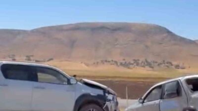 Siirt’in Kurtalan ilçesine bağlı Gürgöze mevkiinde meydana gelen trafik kazasında