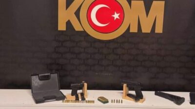Kayseri’de, polis ekipleri tarafından gerçekleştirilen operasyonda, silah ticareti yaptığı tespit