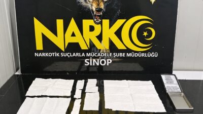 Sinop’ta polis ekipleri tarafından gerçekleştirilen uyuşturucuyla mücadele operasyonunda 3 bin