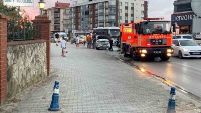 Sinop’ta bir SUV’nin motor bölümünde çıkan yangın, bir polis memurunun