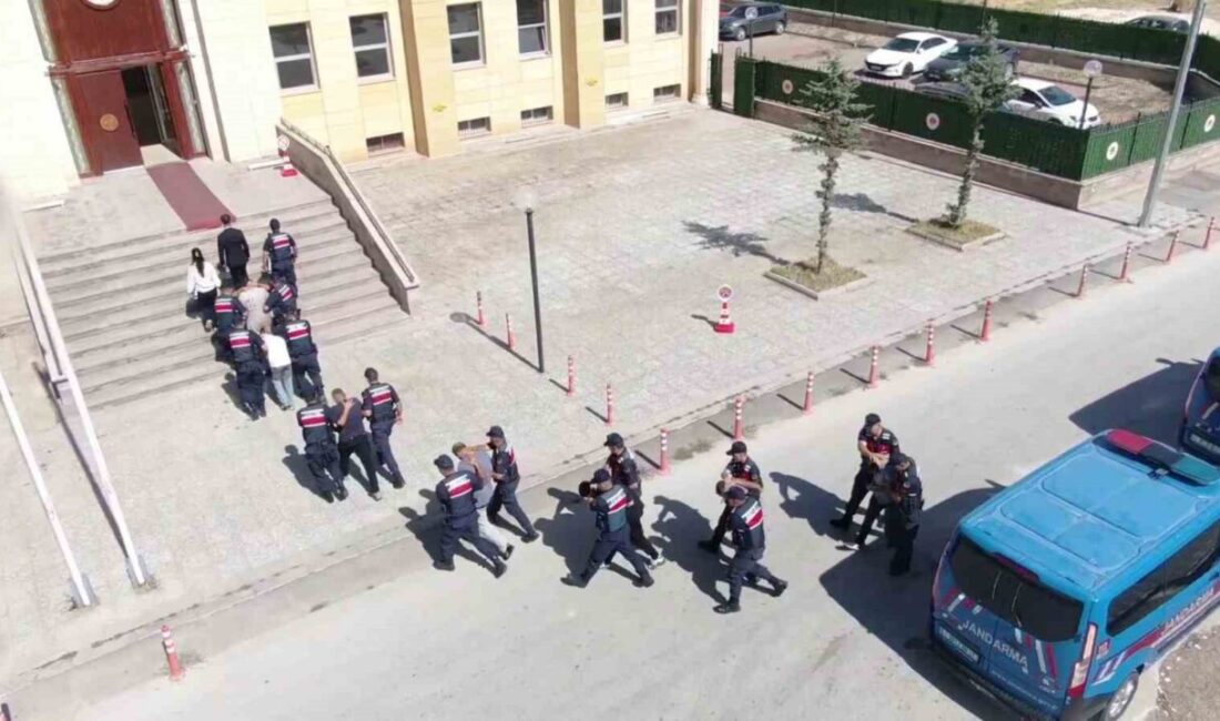Sivas İl Jandarma Komutanlığı ekipleri, suç işlemek amacıyla örgüt kurma