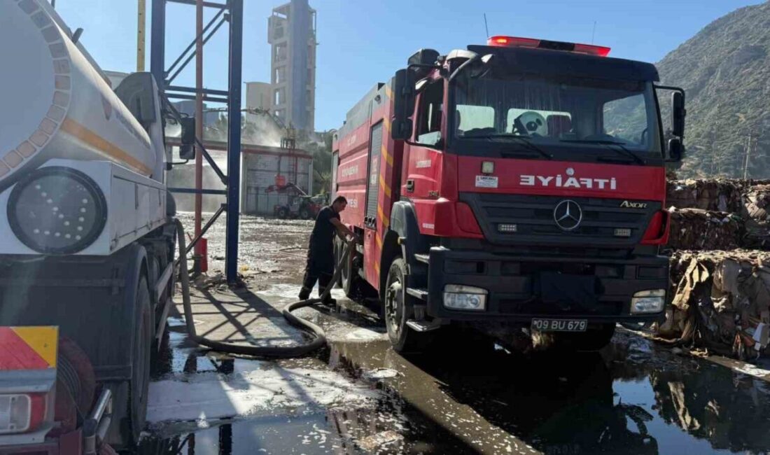 Aydın’ın Söke ilçesinde yer alan KİPAŞ Kağıt Fabrikası’nda meydana gelen