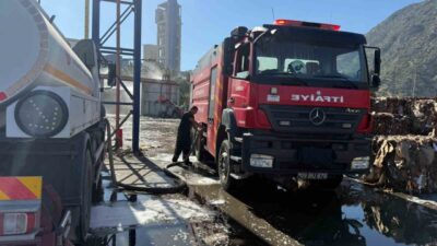 Aydın’ın Söke ilçesinde yer alan KİPAŞ Kağıt Fabrikası’nda meydana gelen