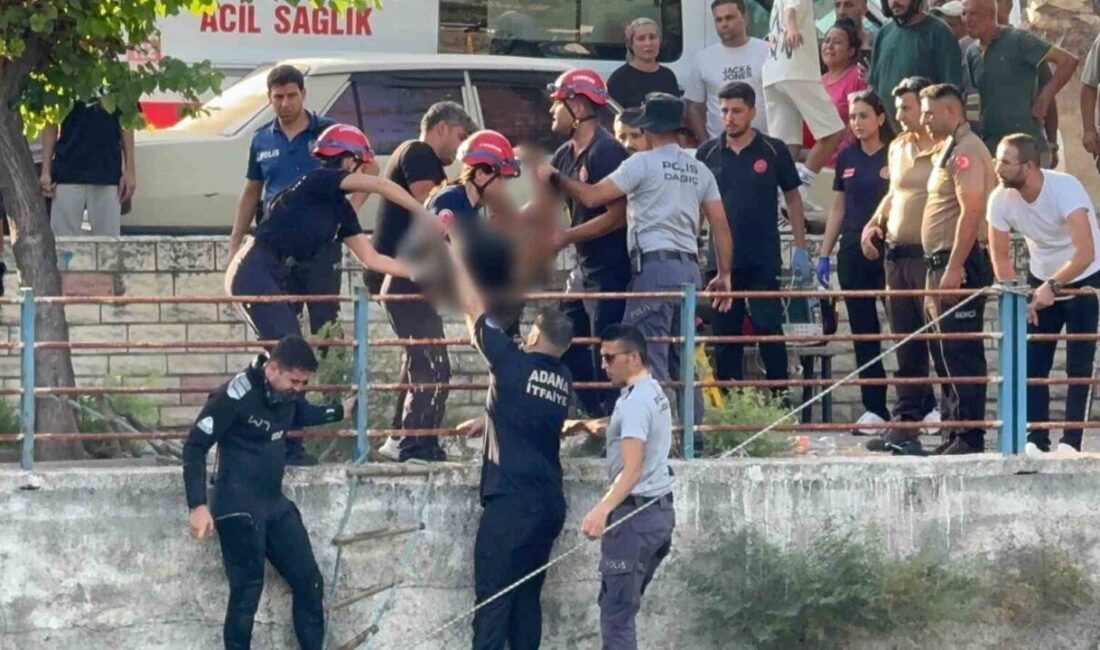 Yabancı bir genç kızın Adana’da sulama kanalında kaybolmasının ardından cansız