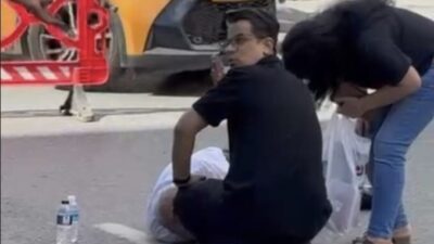 İstanbul’un Sultangazi ilçesinde, bir elektrikli scooterın çarptığı yayaya acil sağlık