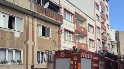 Balıkesir’in Susurluk ilçesindeki bir evde, şofbenden çıkan yangında uyurken yoğun