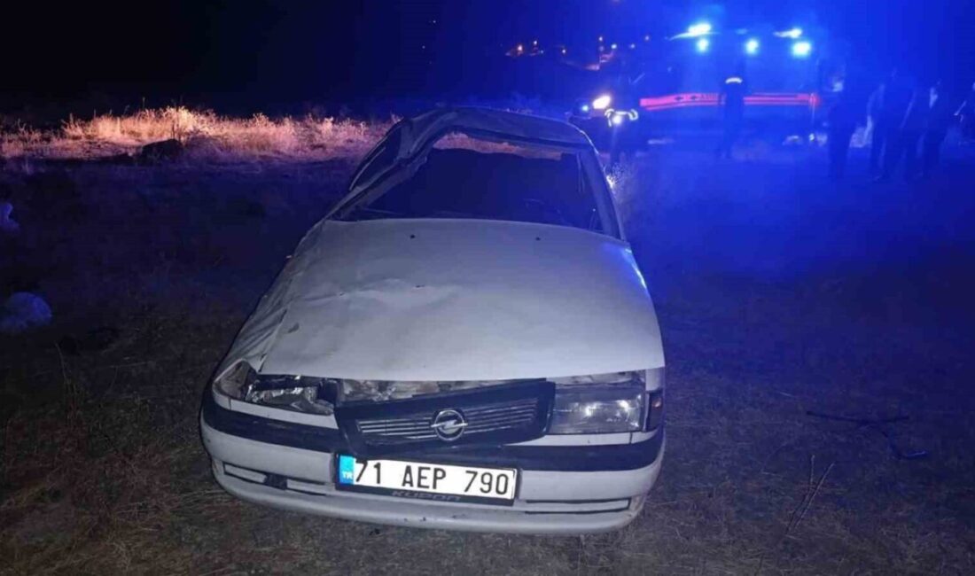 Keskin ilçesine bağlı Danacıobası köyünde meydana gelen kazada, bir kişinin