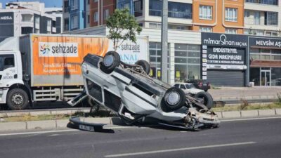 Melikgazi ilçesinde, Mimarsinan Fatih Mahallesi Gaffar Okan Bulvarı’nda meydana gelen