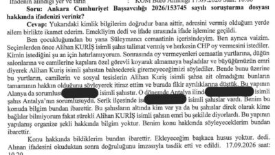 Suç örgütü lideri olduğu iddia edilen Alihan Kuriş’in seçimler sırasında