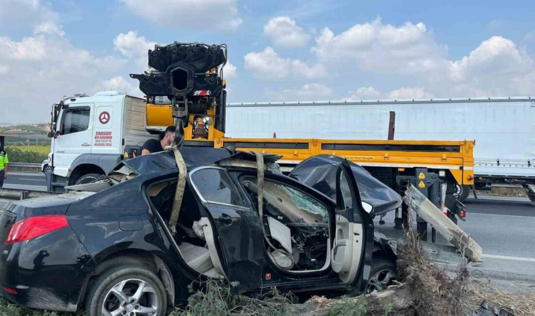Mersin’in Tarsus ilçesinde meydana gelen trafik kazasında bir kişi yaşamını