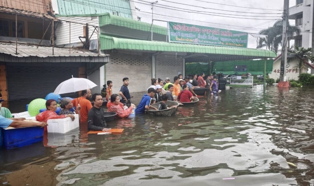 Tayland’da son 10 günde yaşanan şiddetli yağışlar, sel ve su