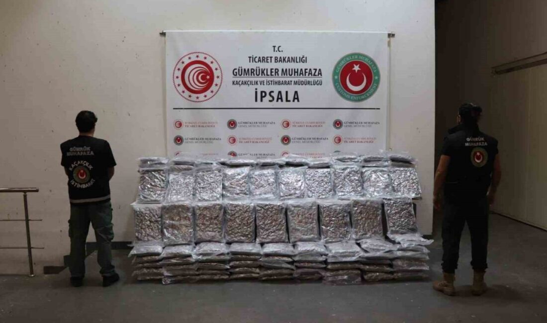 Edirne’de iki ayrı operasyonda, İpsala ve Hamzabeyli Gümrük Kapıları’nda gerçekleştirilen