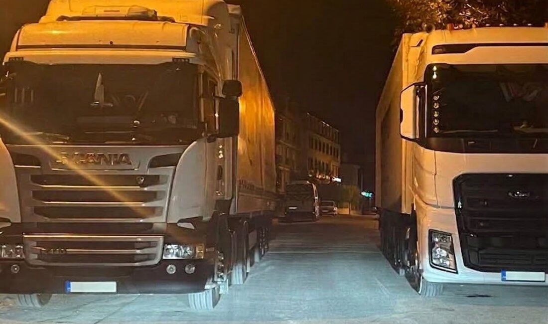 Eskişehir’de, Gökmeydan Mahallesi Ondokuz Mayıs Caddesi’nde ilginç bir şekilde yan
