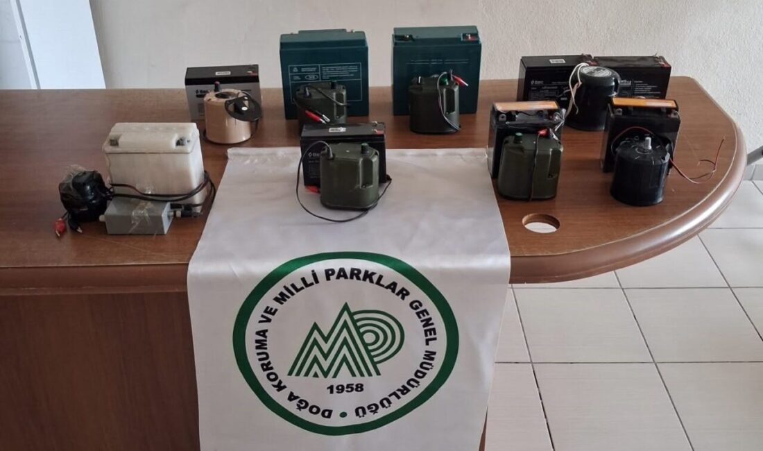 Tokat ilindeki Doğa Koruma ve Milli Parklar (DKMP) ekipleri tarafından