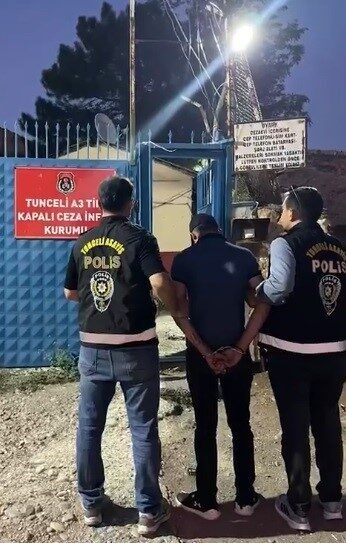 Tunceli’de polis ekipleri tarafından, hakkında hırsızlık suçundan verilen 14 yıl