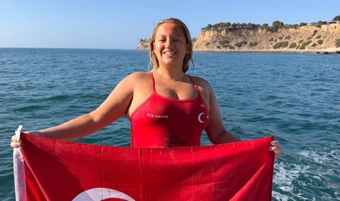 Türk ultra maraton yüzücüsü Ece Demir, ABD’nin California eyaletinde yer