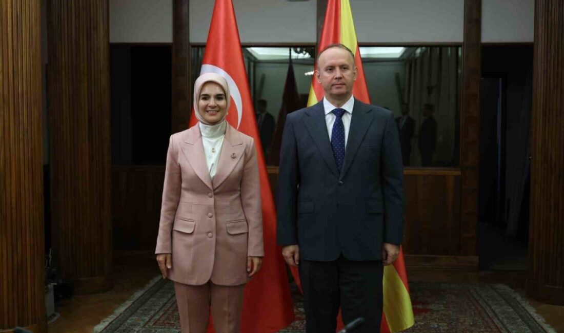 Aile ve Sosyal Hizmetler Bakanı Mahinur Özdemir Göktaş, Kuzey Makedonya