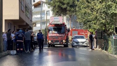Tuzla ilçesinde, Aydınlı Mahallesi’nde bulunan 2 katlı bir binanın çatısında