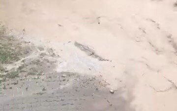 Ürgüp ilçesine bağlı Karakaya köyünde etkili olan şiddetli yağışın ardından