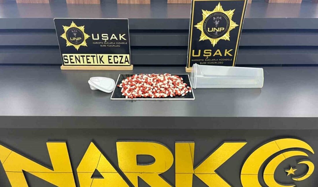 Uşak’ta belirli bir tarih aralığında gerçekleştirilen uyuşturucu operasyonlarında yakalanan 17