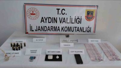 Kuşadası ilçesinde uyuşturucu imal ve ticareti yapıldığı tespit edilen bir