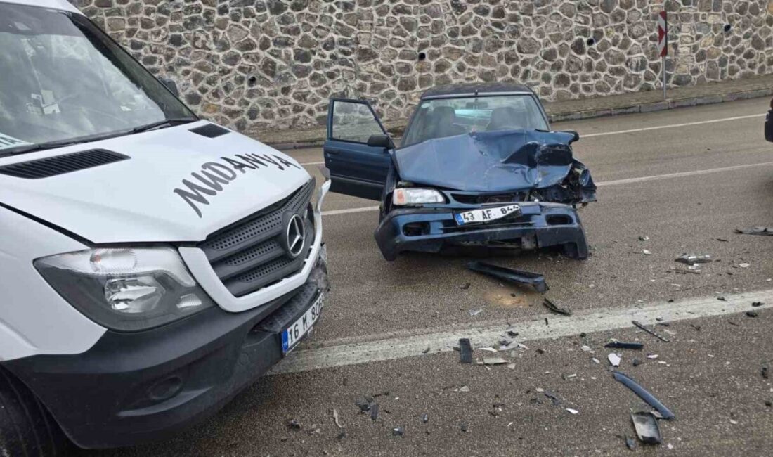 Mudanya’da, Tirilye yolu üzerinde Yıldız Tepe mevkiinde meydana gelen kazada,