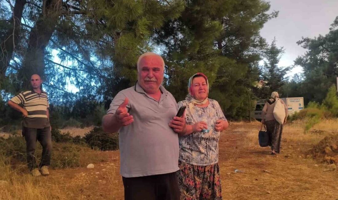 Antalya’nın Aksu ilçesine bağlı Karagöz Mahallesi’nde dün akşam başlayan orman